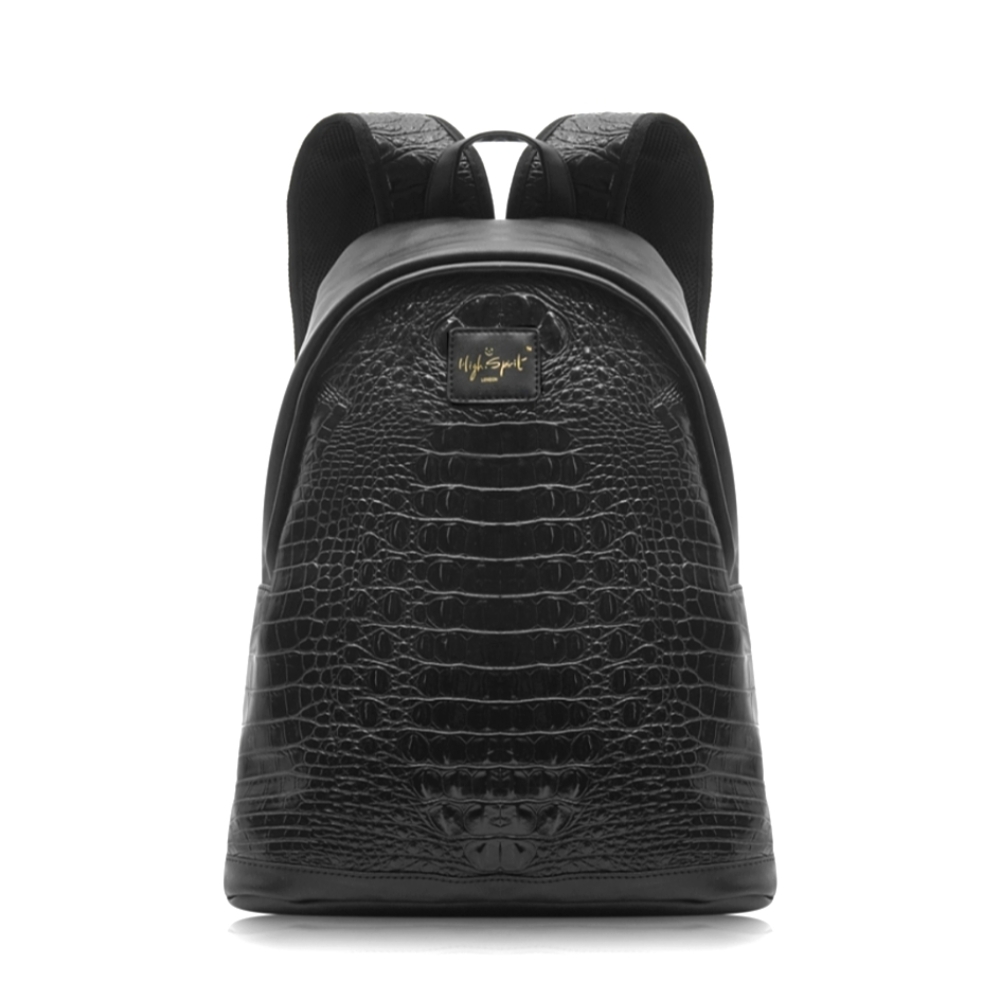 High Spirit London Black Anti Theft Backpack L44cm X W34cm X H42cm